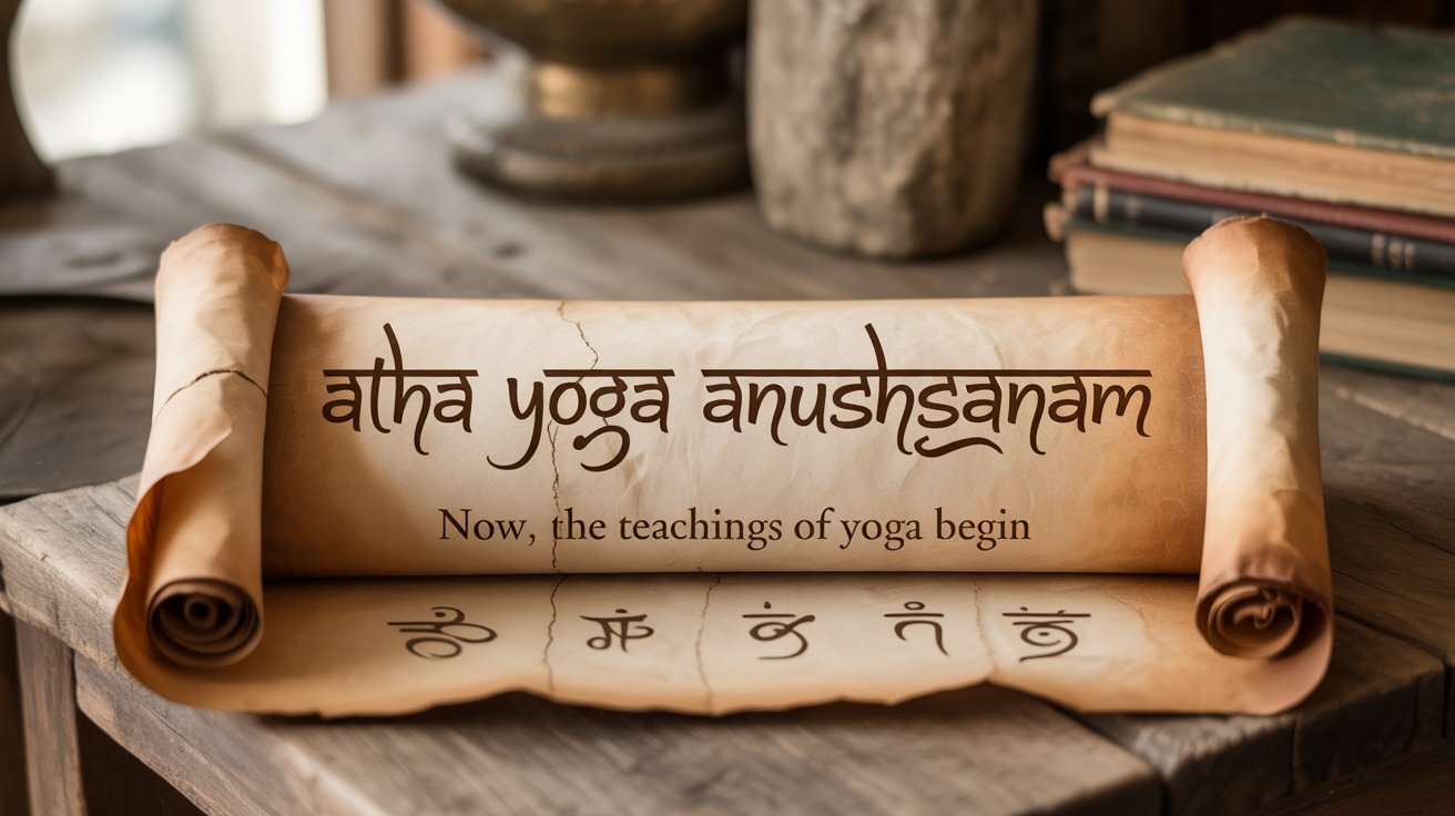Yoga Sutra 1.1: Atha Yoga Anushasanam Yoga Sutra 1.1: Atha Yoga Anushasanam