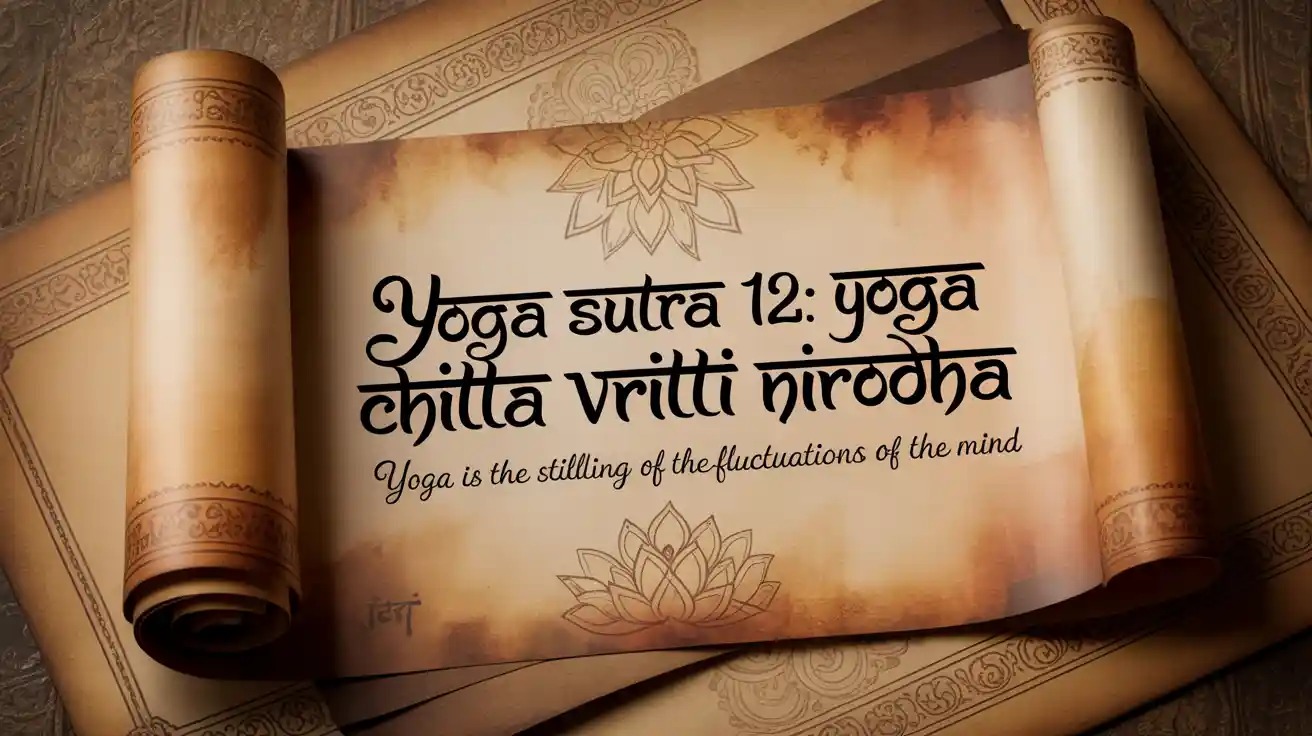 Yoga Sutra 1.2: Yogas Chitta Vritti Nirodha