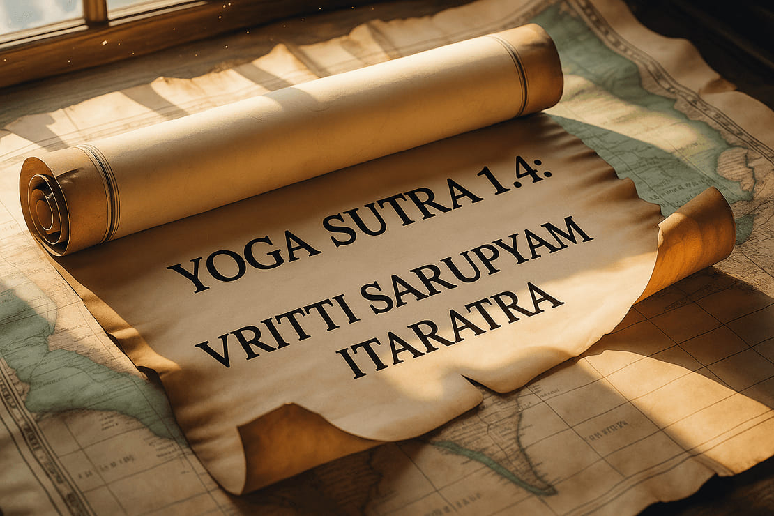 Vritti Sarupyam Itaratra : A Deep Dive into Yoga Sutra 1.4 Vritti Sarupyam Itaratra : A Deep Dive into Yoga Sutra 1.4